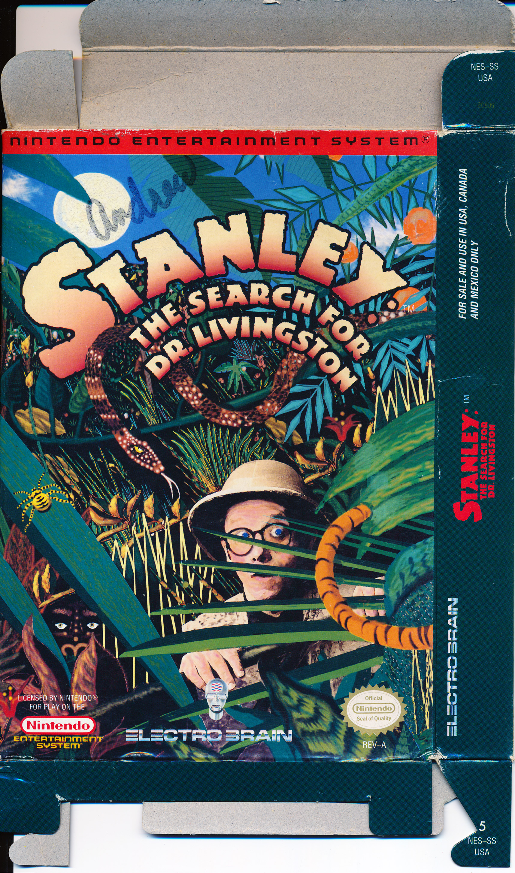 Stanley cheapest The Search for Dr Livingston for Nintendo NES